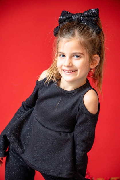 Μαύρο Καμπάνα Lurex Παιδικό Σετ (Limited) Μαύρο Καμπάνα Lurex Παιδικό Σετ (Limited)