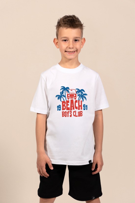 Beach Boys Club | Λευκό Παιδικό T-Shirt