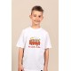 Beach Life | Λευκό/Μαύρο/Μπεζ Παιδικό T-Shirt