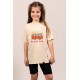 Beach Life | Λευκό/Μαύρο/Μπεζ Παιδικό T-Shirt