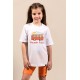Beach Life | Λευκό/Μαύρο/Μπεζ Παιδικό T-Shirt