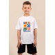 Brazil | Λευκό/Μαύρο/Μπεζ Παιδικό T-Shirt