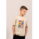 Brazil | Λευκό/Μαύρο/Μπεζ Παιδικό T-Shirt