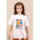 Brazil | Λευκό/Μαύρο/Μπεζ Παιδικό T-Shirt