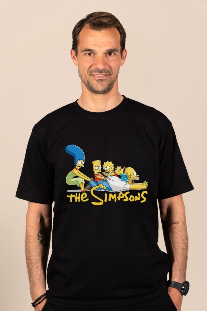 Crazy Family | Λευκό/Μαύρο Ανδρικό T-Shirt Crazy Family | Λευκό/Μαύρο Ανδρικό T-Shirt