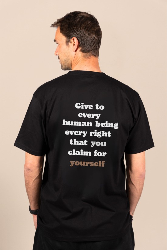 Human Rights | Μαύρο Ανδρικό T-Shirt