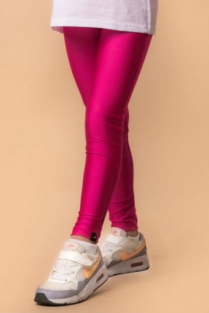 Φούξια Γυαλιστερό Μακρύ Παιδικό Κολάν Φούξια Γυαλιστερό Μακρύ Παιδικό Κολάν