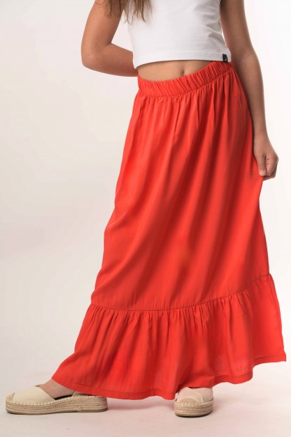 Κοραλί Boho Παιδική Φούστα Κοραλί Boho Παιδική Φούστα
