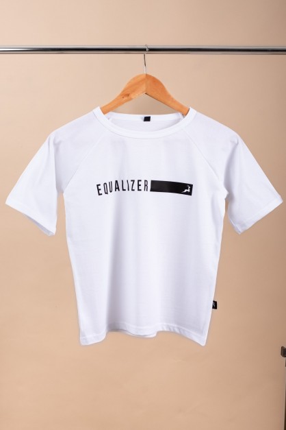 Equalizer | Λευκό/Μαύρο Unisex Παιδικό T-Shirt Equalizer | Λευκό/Μαύρο Unisex Παιδικό T-Shirt