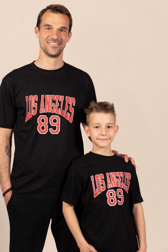Los Angeles | Λευκό/Μαύρο Ανδρικό T-Shirt