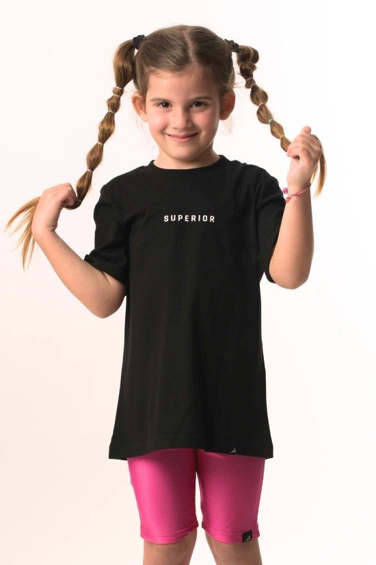 Μαύρο Παιδικό T-Shirt "Superior"