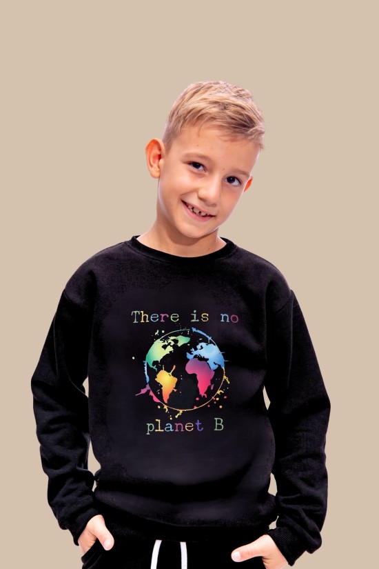 Μαύρο Κάργκο "Planet B" Παιδικό Φούτερ Σετ