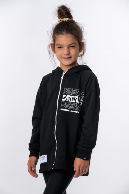 Dreams | Γκρι/Μαύρη Unisex Παιδική Ζακέτα Dreams | Γκρι/Μαύρη Unisex Παιδική Ζακέτα