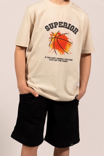 Μαύρη Φούτερ Παιδική Βερμούδα Μαύρη Φούτερ Παιδική Βερμούδα