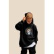 Μαύρο Oversized "Positive" Παιδικό Φούτερ Hoodie Σετ