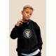Μαύρο Oversized "Positive" Παιδικό Φούτερ Hoodie Σετ