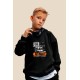 Μαύρο Oversized "Urban Street" Παιδικό Φούτερ Hoodie Σετ