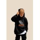 Μαύρο Oversized "Urban Street" Παιδικό Φούτερ Hoodie Σετ