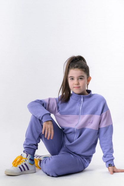 Μοβ - Λιλά Φούτερ Παιδικό Σετ Μοβ - Λιλά Φούτερ Παιδικό Σετ