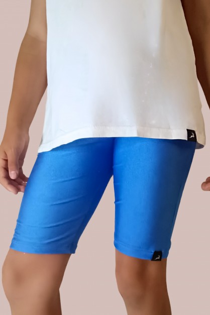 Μπλε Γυαλιστερό Ποδηλατικό Παιδικό Κολάν Μπλε Γυαλιστερό Ποδηλατικό Παιδικό Κολάν