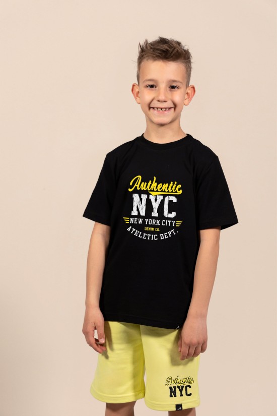 NYC | Λευκό/Μαύρο Παιδικό T-Shirt
