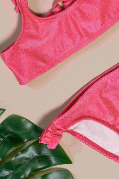 Ροζ Μπικίνι Παιδικό Μαγιό