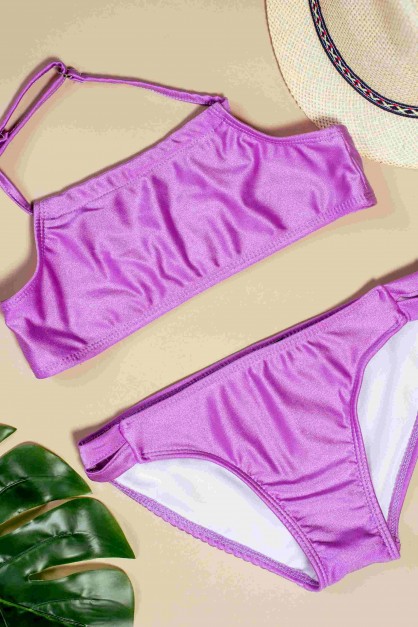 Λιλά Μπικίνι Παιδικό Μαγιό