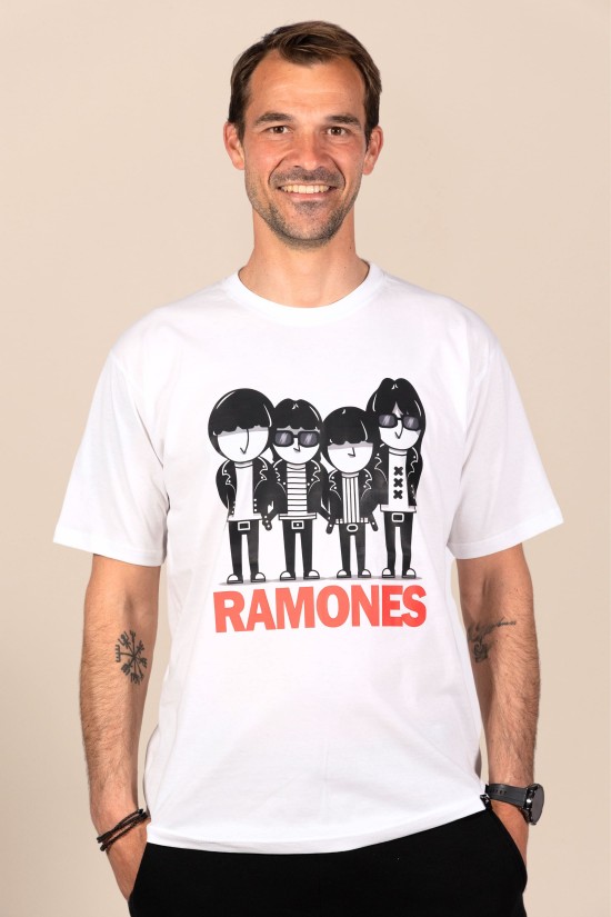 Ramones | Λευκό Ανδρικό T-Shirt