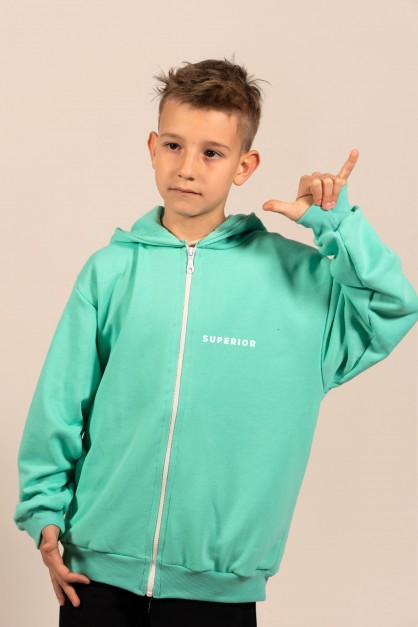 Superior | Μαύρη/Κίτρινη/Βεραμάν Oversized Παιδική Ζακέτα