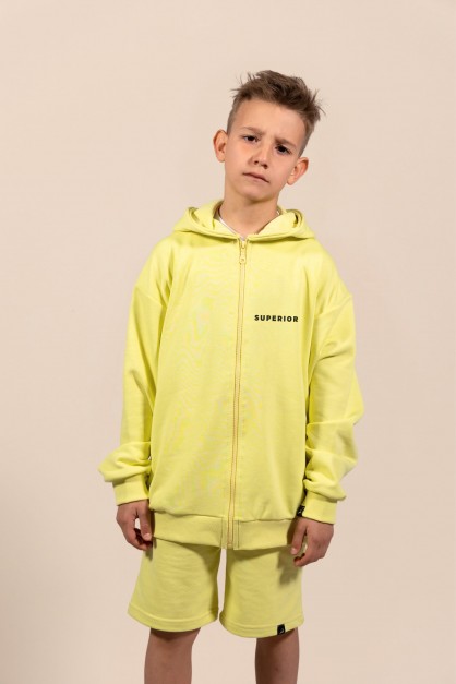 Superior | Μαύρη/Κίτρινη/Βεραμάν Oversized Παιδική Ζακέτα