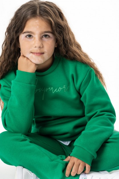 Πράσινο Φούτερ Παιδικό Σετ Πράσινο Φούτερ Παιδικό Σετ